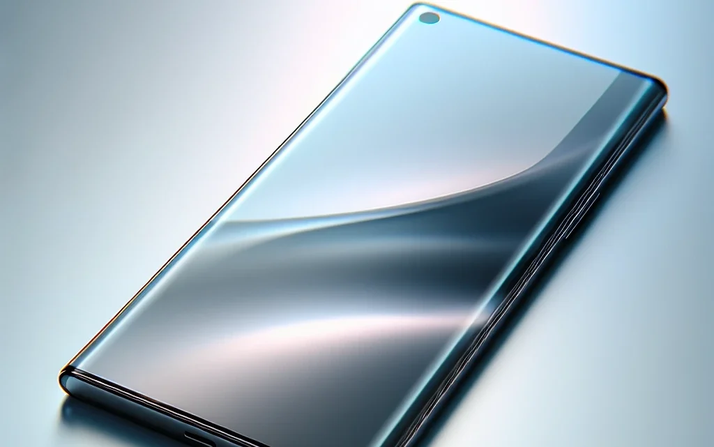 "OnePlus 15 smartphone design leak showcasing curved edges and thinner bezels, highlighting its sleek and modern aesthetics."