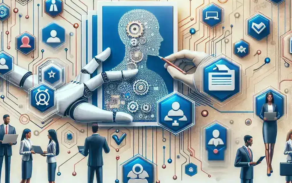 "LinkedIn AI badge showcasing skill validation for U.S. professionals, representing the new feature being tested by LinkedIn to enhance user profiles and credential verification."